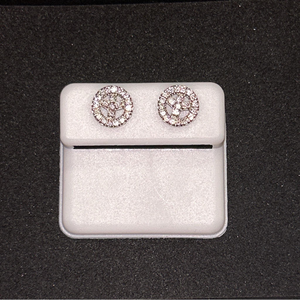 925 Elegant Silver Stud Earrings 40$